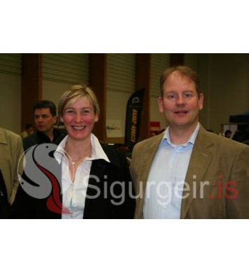 Margrét Lilja og Jói Pé.