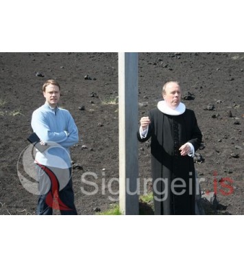 Messa í gíg Eldfells.