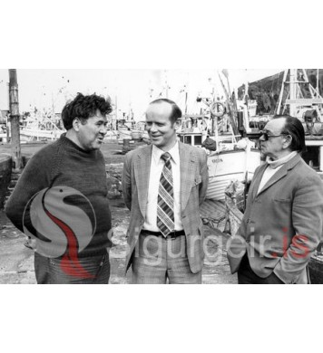 Gústi, Guðmundur Karls og Jón í Sjólyst.