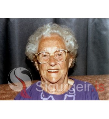 Guðrún Ágústsdóttir.