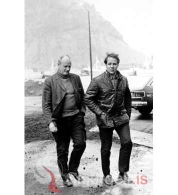 Steini á Blátindi og Hjörtur Herm.