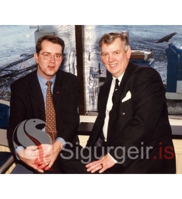 Gunnar Þorsteins og Krissi Karls.