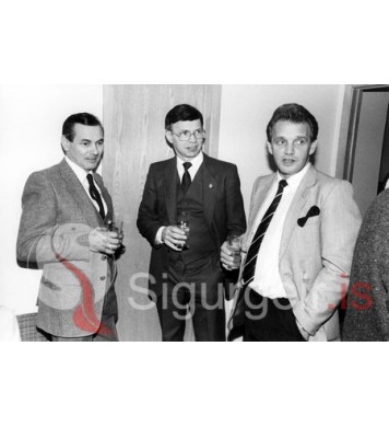 Matti Boga, Óli Guðna og Gísli Geir.