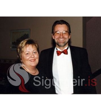 Lóa og Maggi Kristins.