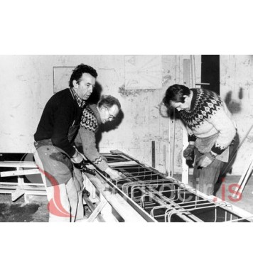 Helgi Magg, Siggi og Róbert á Gamla spítalanum.