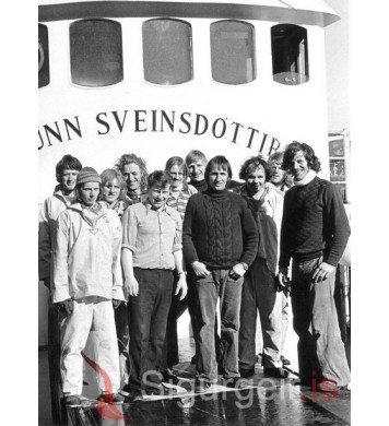 Áhöfnin á Þórunni Sveinsdóttur VE-401.