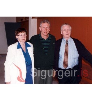 Dóra, Bergur og Simmi bakari.