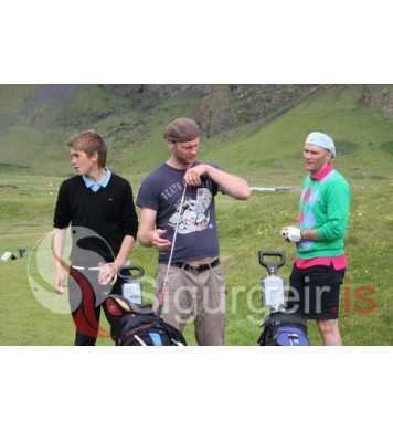 Styrktargolfmót í Eyjum.