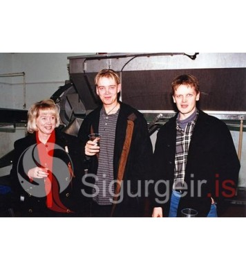 Gerður Sigurðard. ásamt sonum.