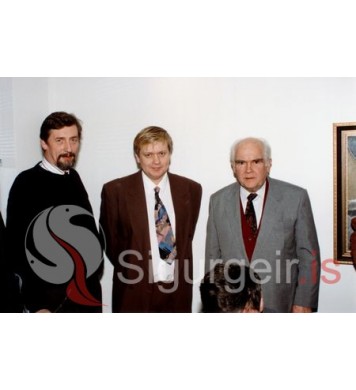 Þrír bæjarstjórar.