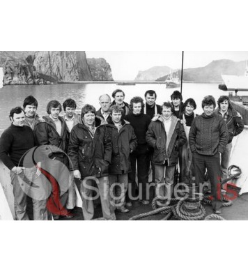 Áhöfnin á Gullberg VE.