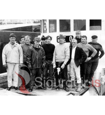 Áhöfnin á Leó VE 400.