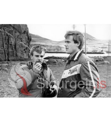 Við tökur á kvikmyndinni Nýtt líf.