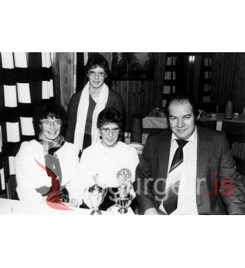 Erna, Guðný, Sigfríð og Björgvin.