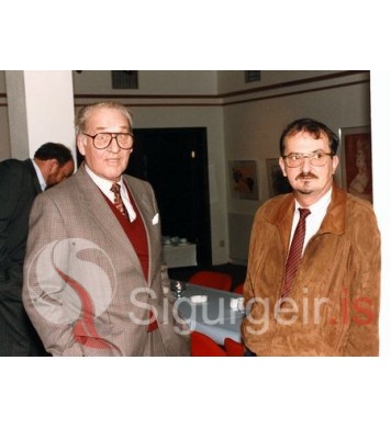 Björn Guðmundsson og Friðrik Benónýsson.