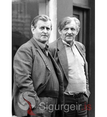 Leifi í Laufási og Gísli Sigurðsson.