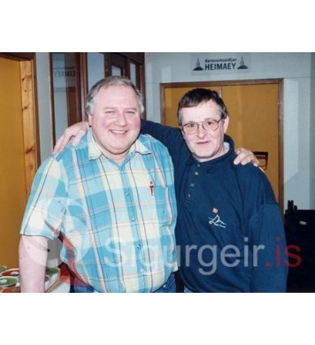 Steini í Steindó og Sveinn Pálmason.