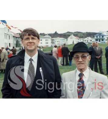 Simmi og Bjössi Snæ.