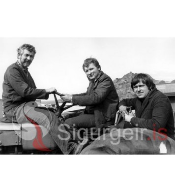 Kristján Eigils, Siggi Gúmm og Jói Bald.