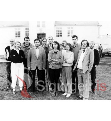 Starfsfólk á bæjarskrifstofunum.