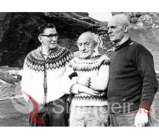 Sigurjón, Hermann og Jói færeyingur.