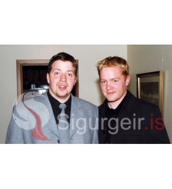 Davíð og Valgeir.