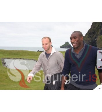 Styrktargolfmót í Eyjum.