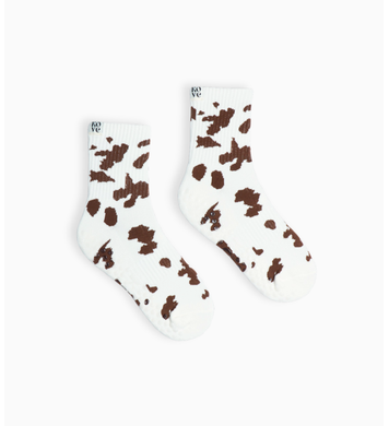 Kove Cow Print gripsokkar - M  