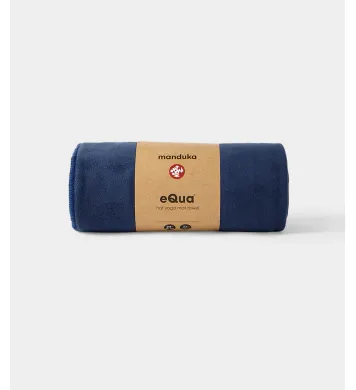 Manduka eQUA Hot jóga handklæði Midnight Blue