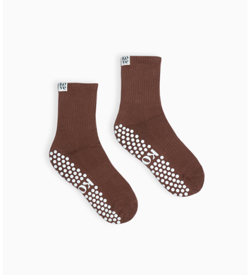 Kove Les Basics gripsokkar Mocha- S