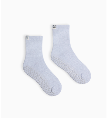 Kove Les Basics gripsokkar Grey Melange - S  