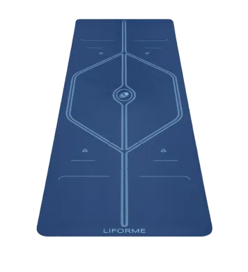 Liforme XL  Jógadýna - Dusk Blue / dökkblá  - extra stór  