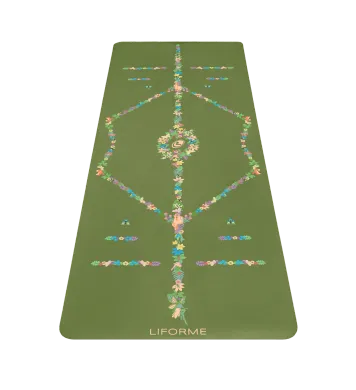 Liforme Enchanted Forest Awakenings yoga mat.  