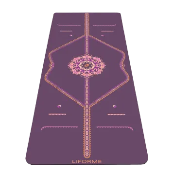 Liforme Blossoming Lotus - Purple Earth - Special Series 